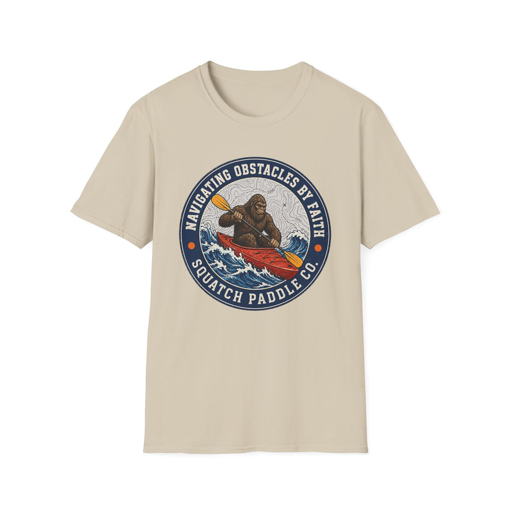 Navigating Obstacles Squatch Paddle Co T-Shirt