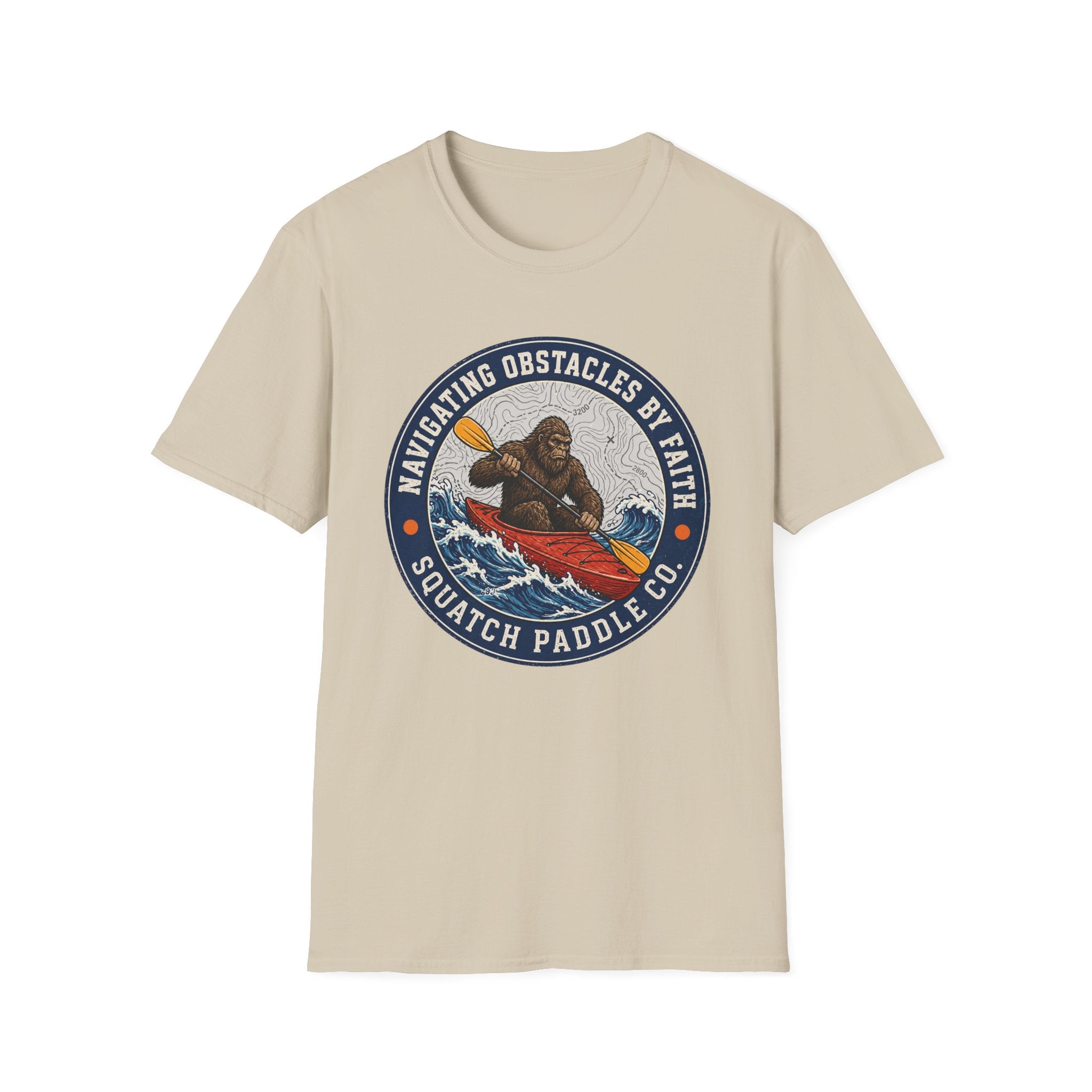 Navigating Obstacles Squatch Paddle Co T-Shirt