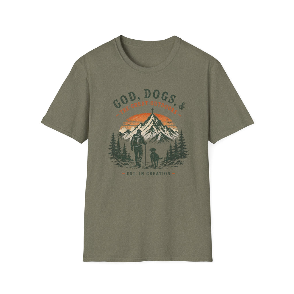 God Dogs and Great Outdoors No Borders T-Shirt