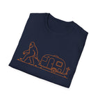 Bigfoot Pulling Camper T-Shirt