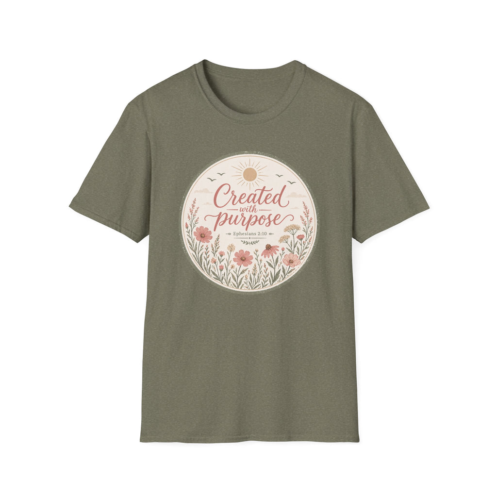 Created with Purpose Badge T-Shirt