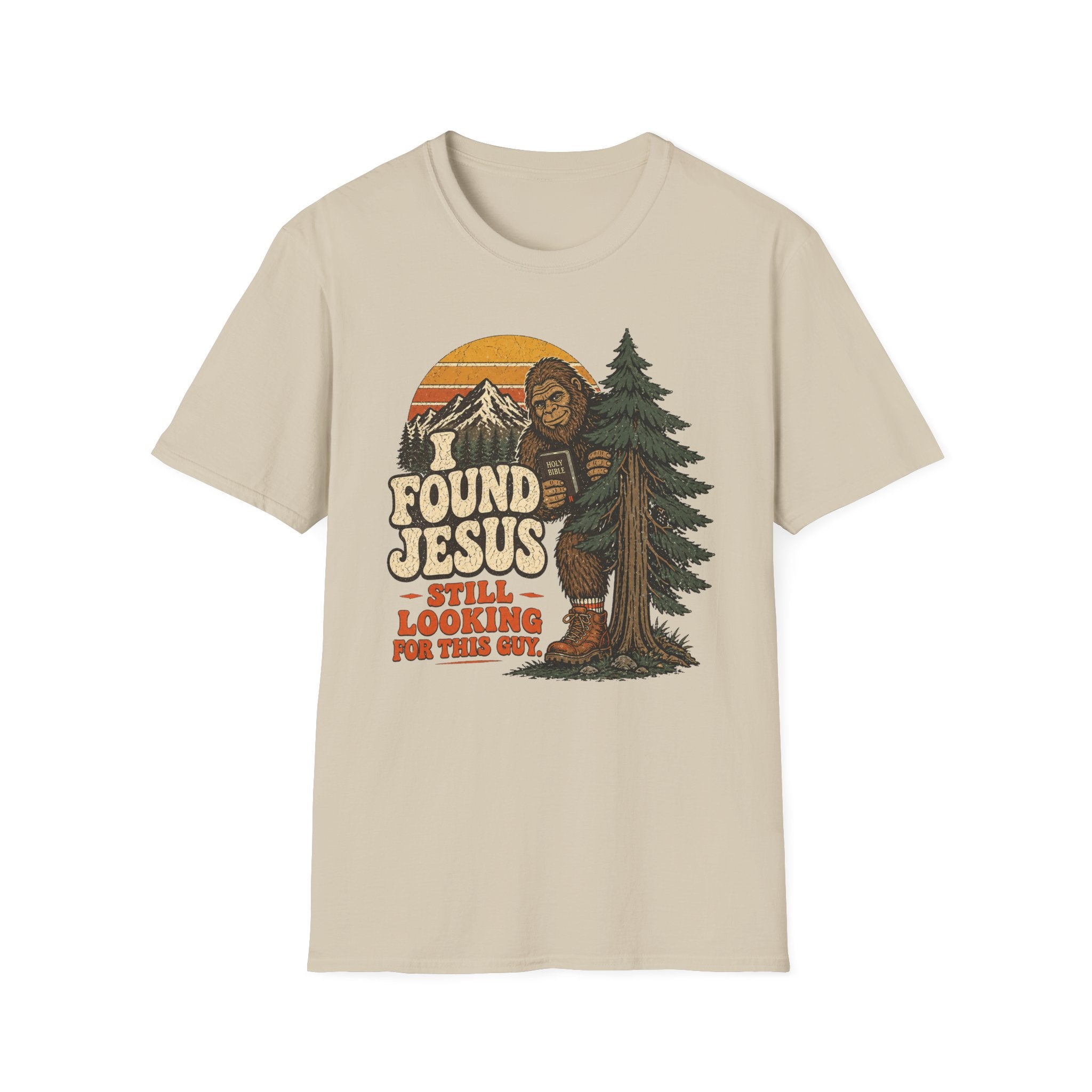 I Found Jesus Bigfoot T-Shirt