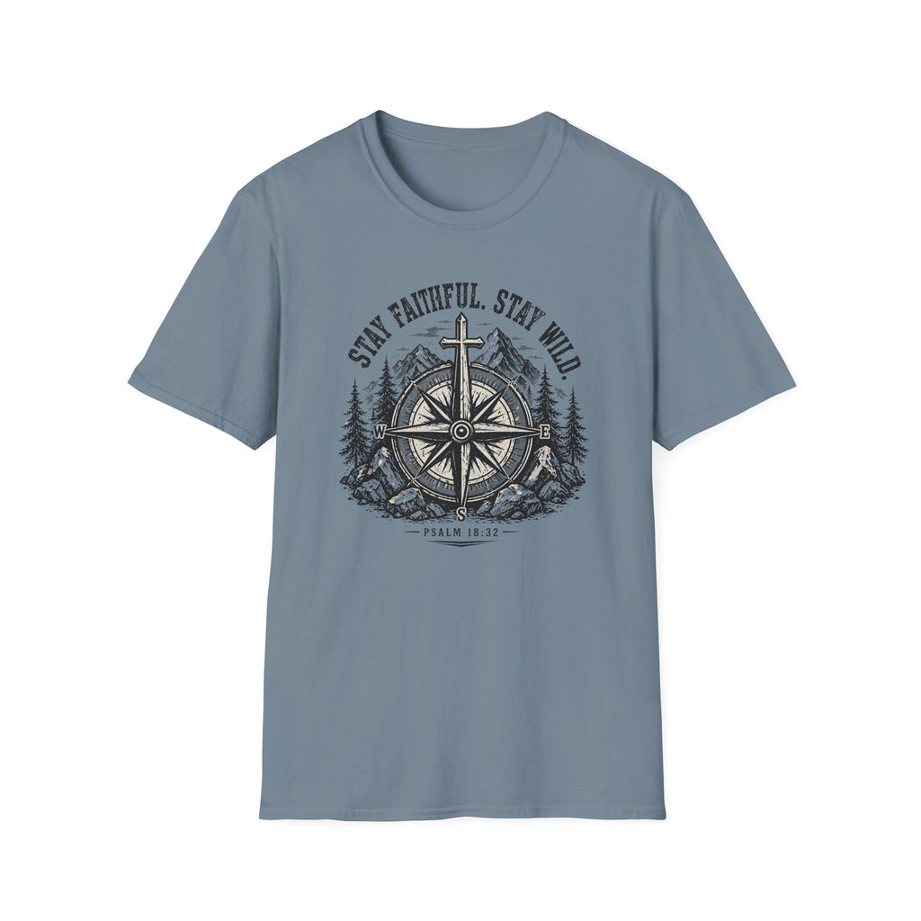 Stay Faithful Stay Wild Compass T-Shirt