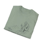 Bigfoot Be Still Holding Cross T-Shirt