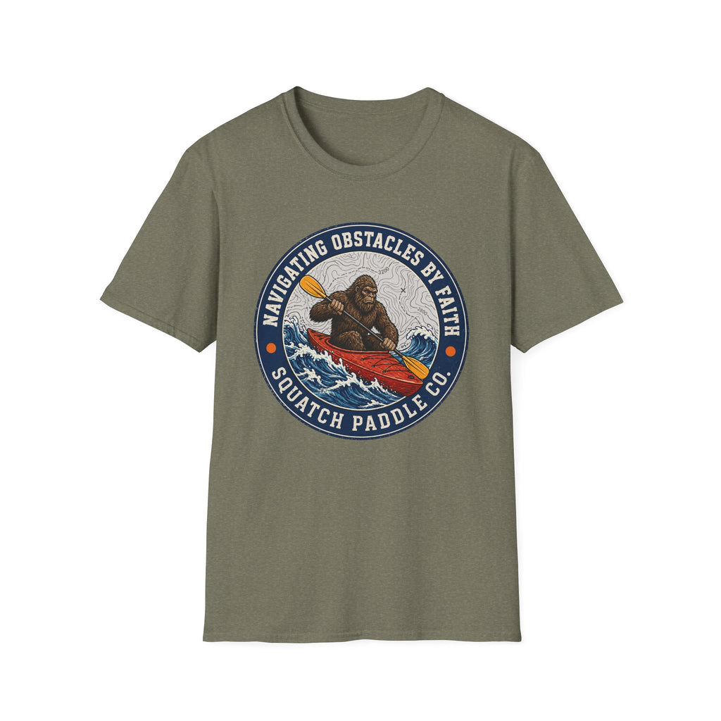 Navigating Obstacles Squatch Paddle Co T-Shirt