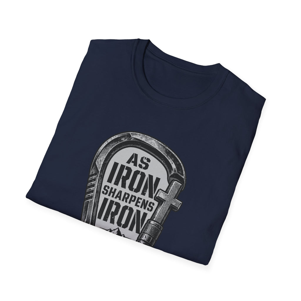 As Iron Sharpens Iron Carabiner T-Shirt
