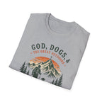 God Dogs and Great Outdoors No Borders T-Shirt
