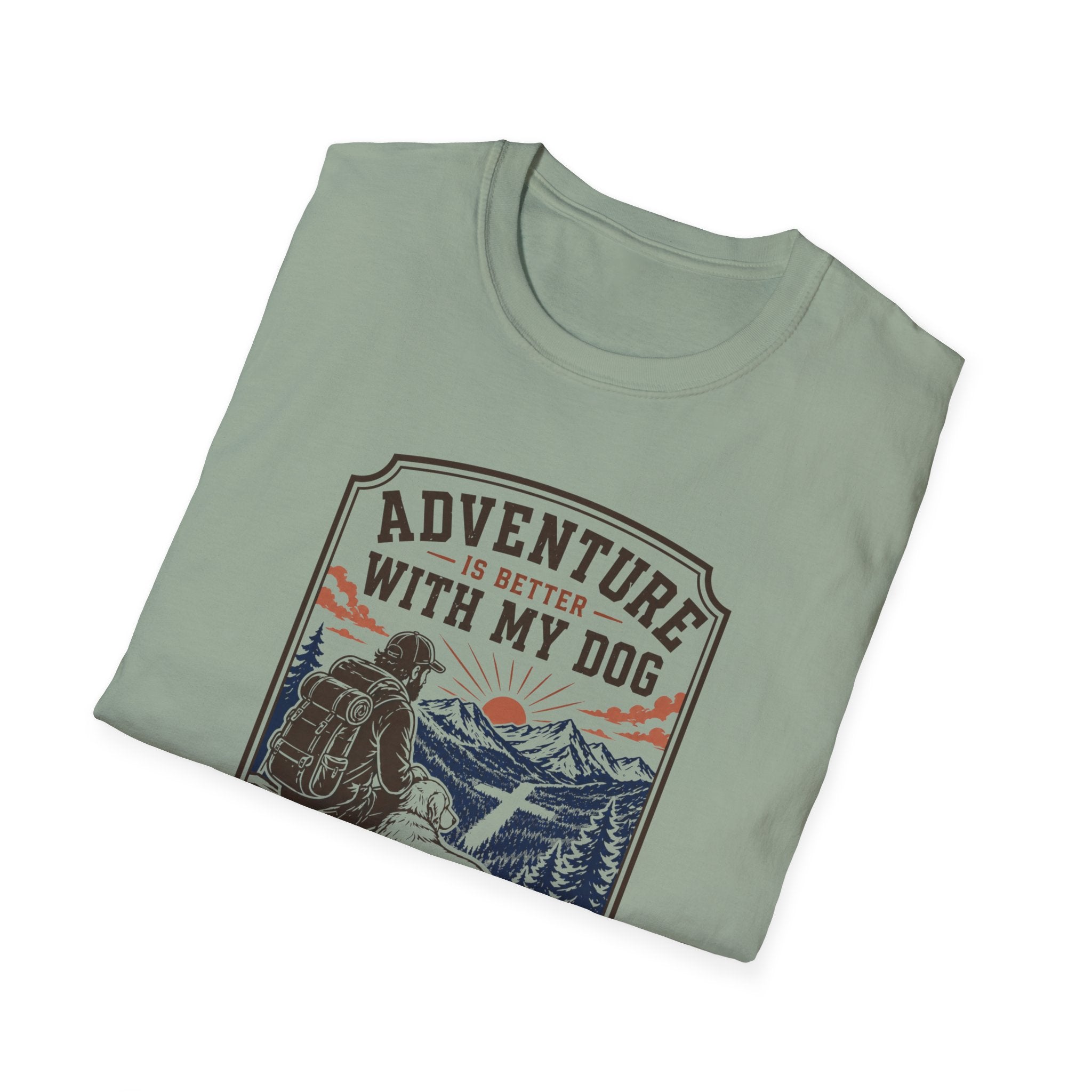 Adventure Is Better With My Dog Badge T-Shirt