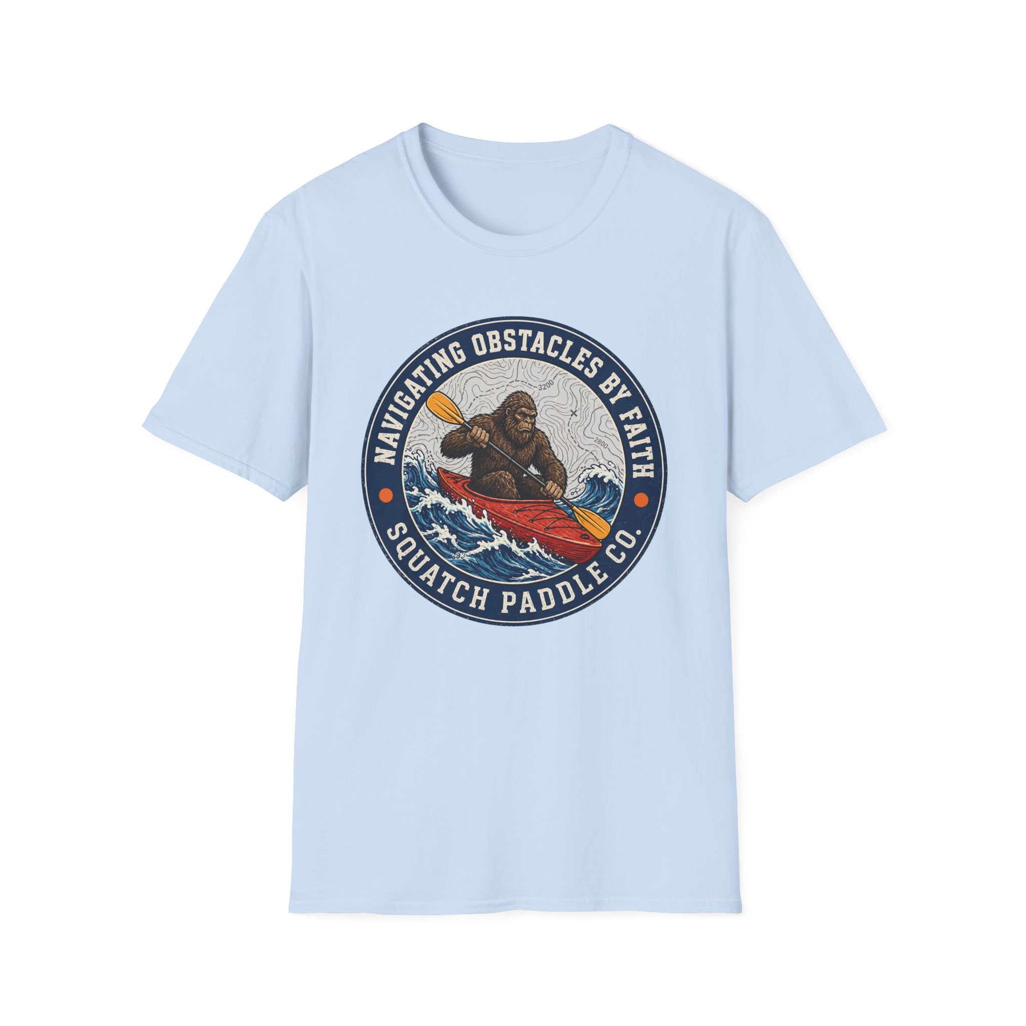 Navigating Obstacles Squatch Paddle Co T-Shirt