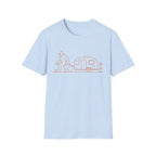 Bigfoot Pulling Camper T-Shirt