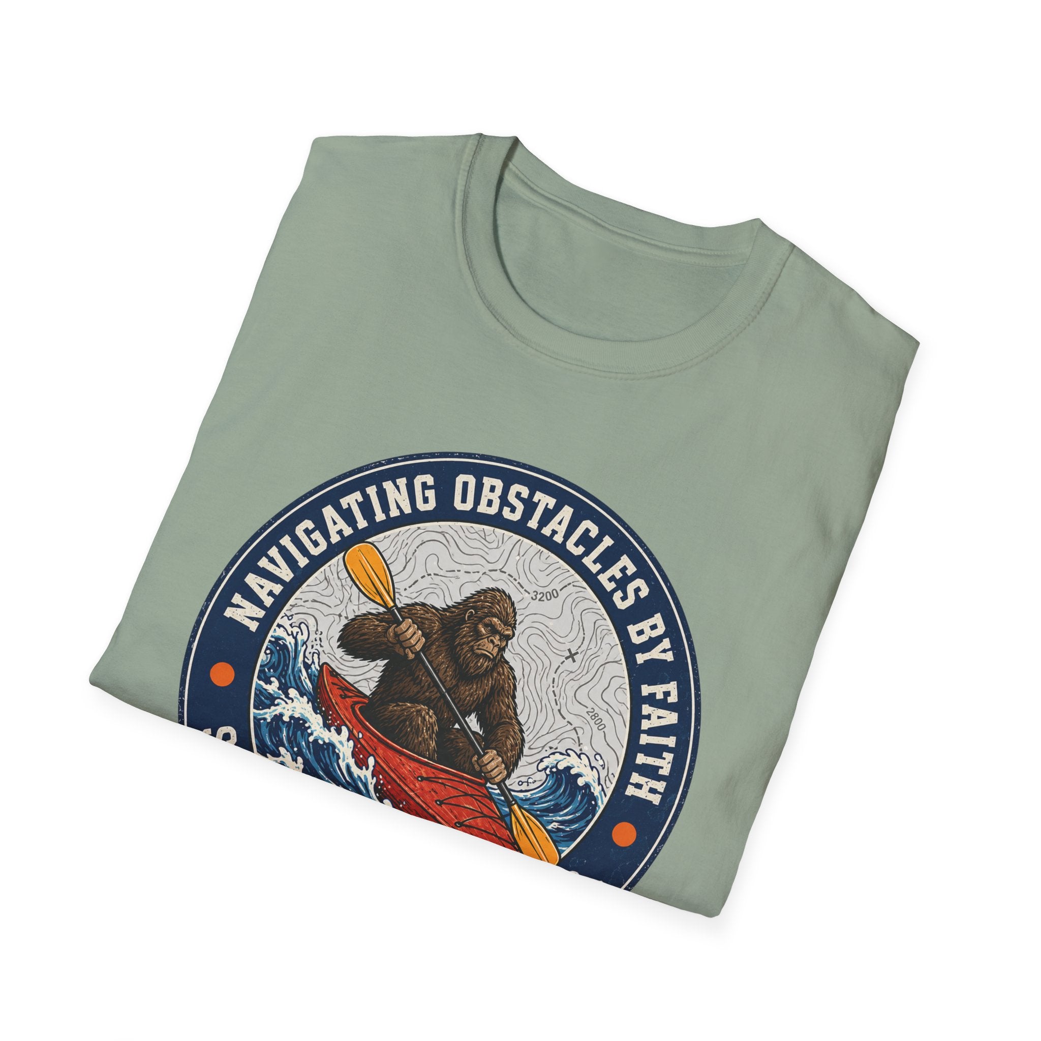 Navigating Obstacles Squatch Paddle Co T-Shirt