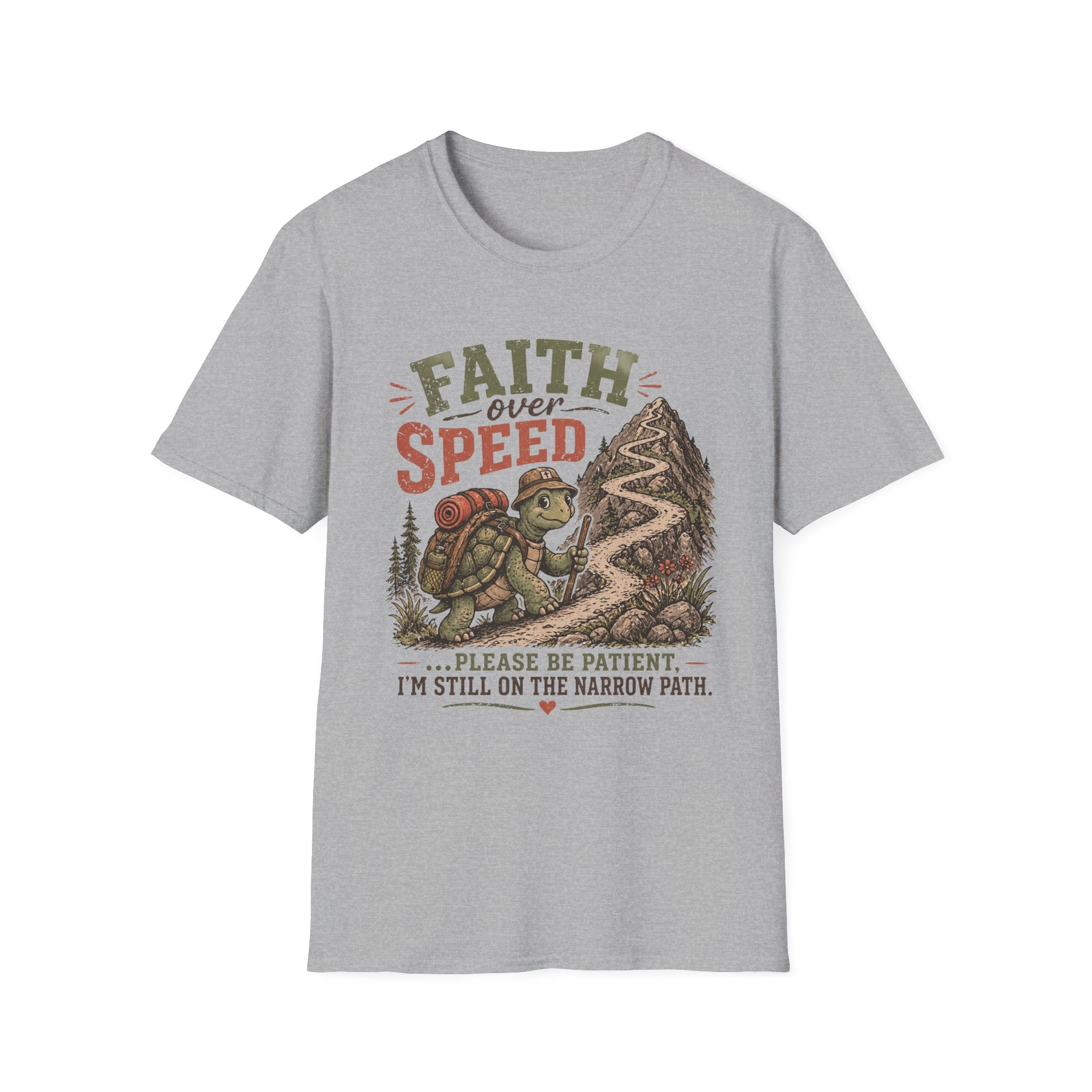 Faith Over Speed Turtle T-Shirt
