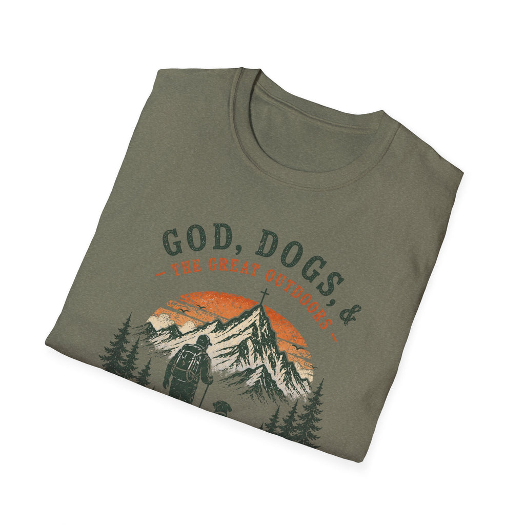 God Dogs and Great Outdoors No Borders T-Shirt