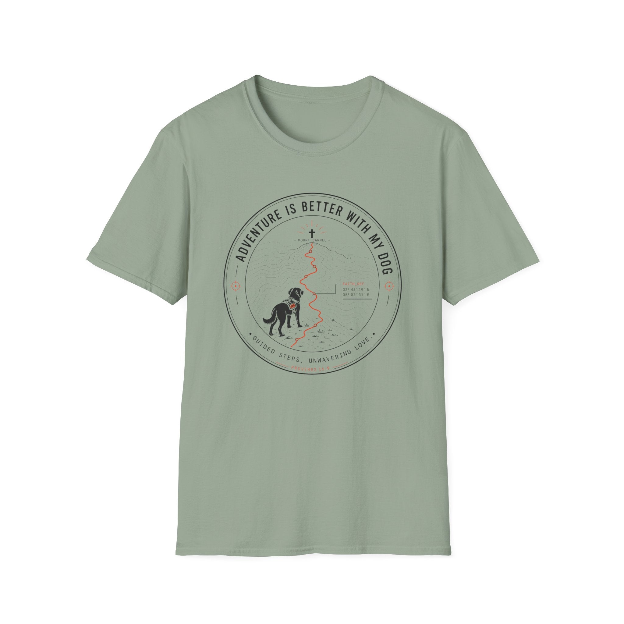 Adventure Is Better With My Dog Circle T-Shirt — Hiking Dog Lover Tee