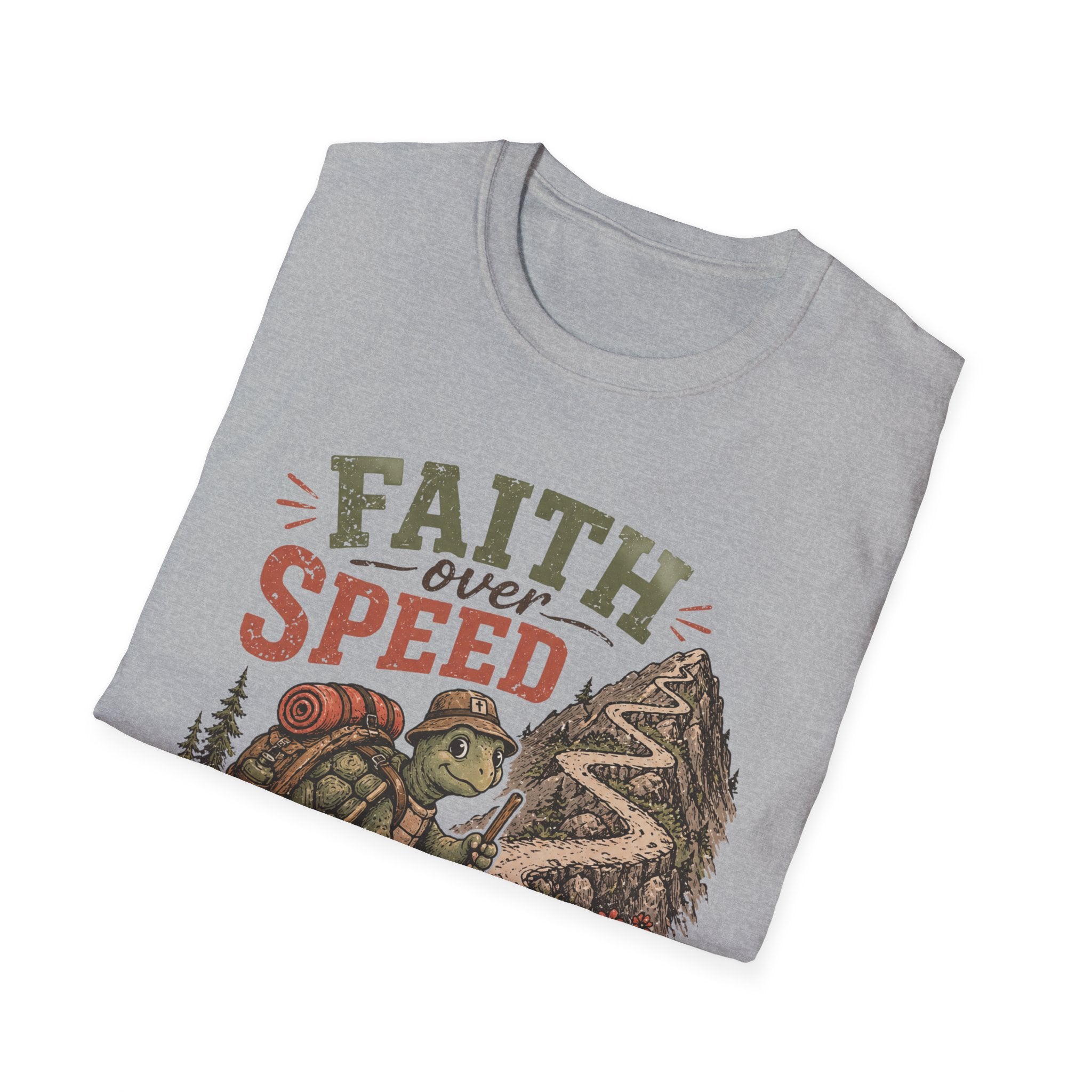 Faith Over Speed Turtle T-Shirt