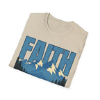 Faith Can Move Mountains Block T-Shirt