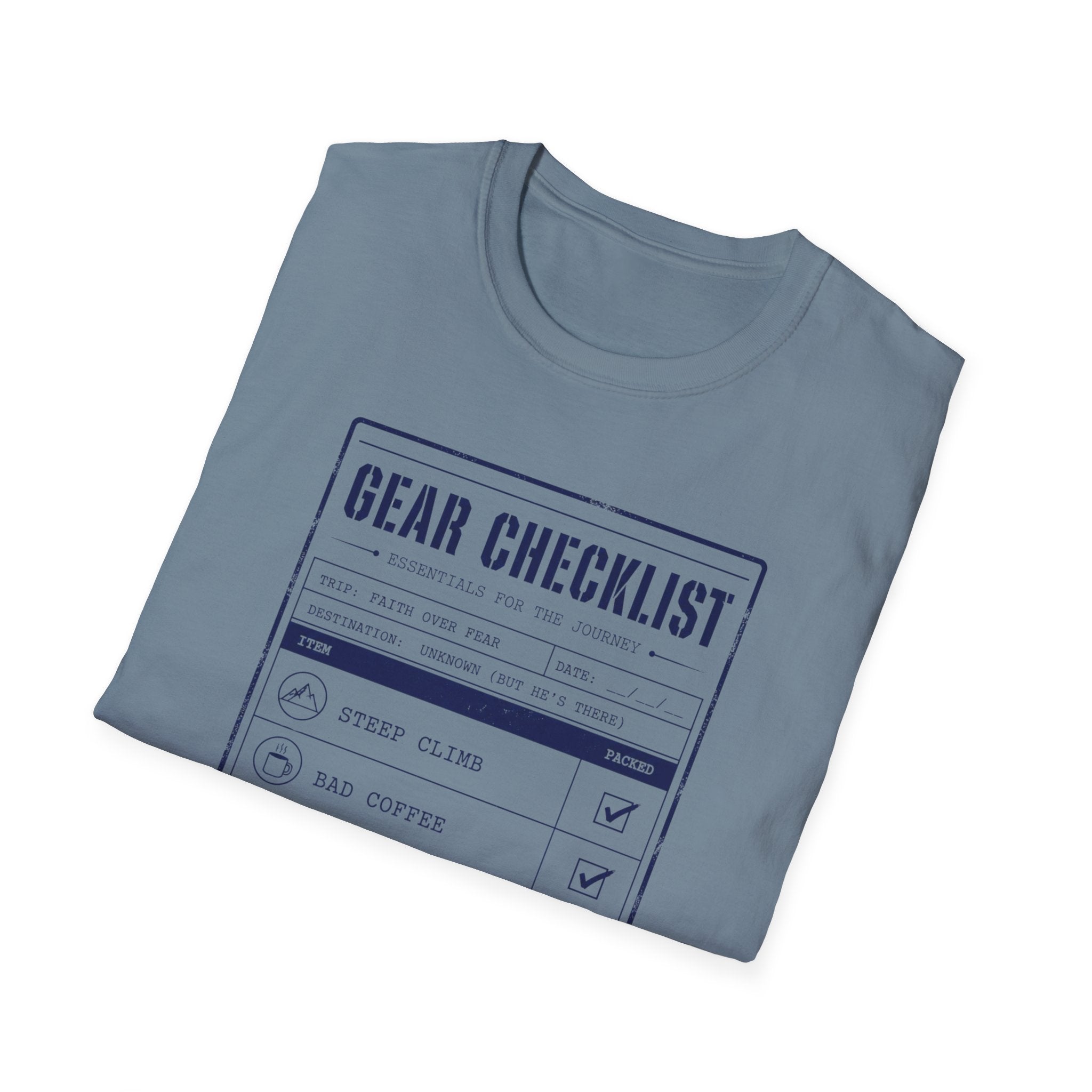 Gear Checklist Still Blessed T-Shirt