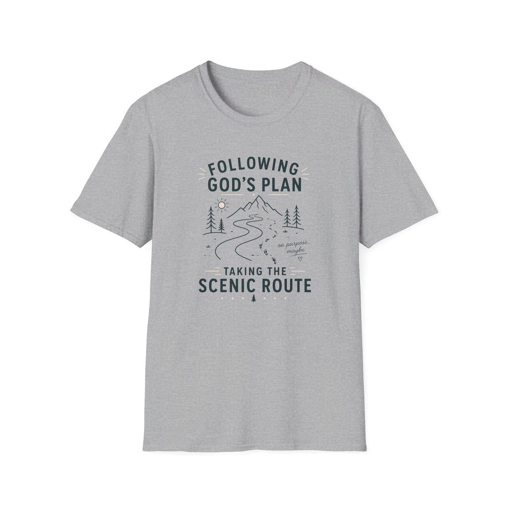 Following Gods Plan Scenic Route T-Shirt
