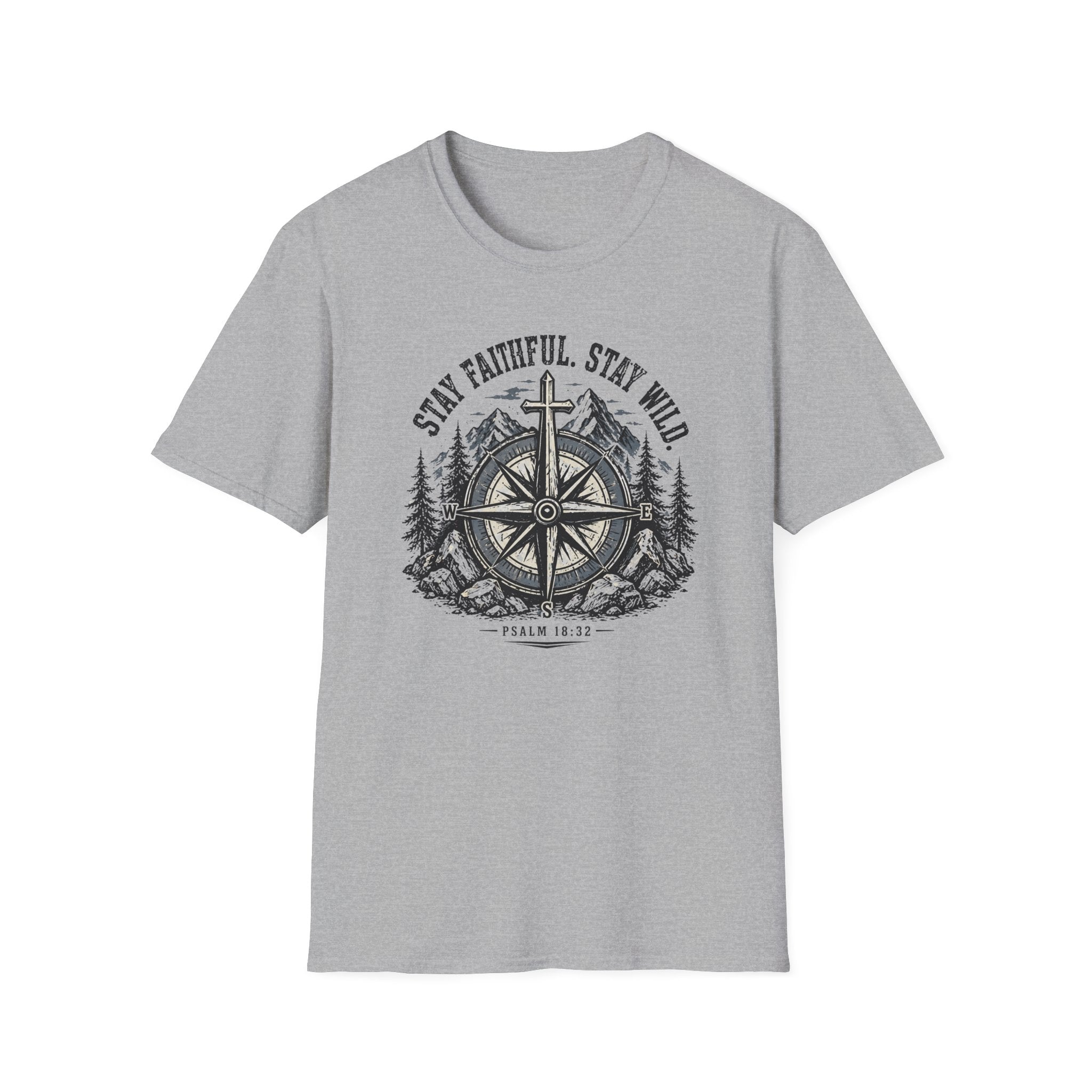 Stay Faithful Stay Wild Compass T-Shirt