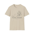 Bigfoot Be Still Holding Cross T-Shirt