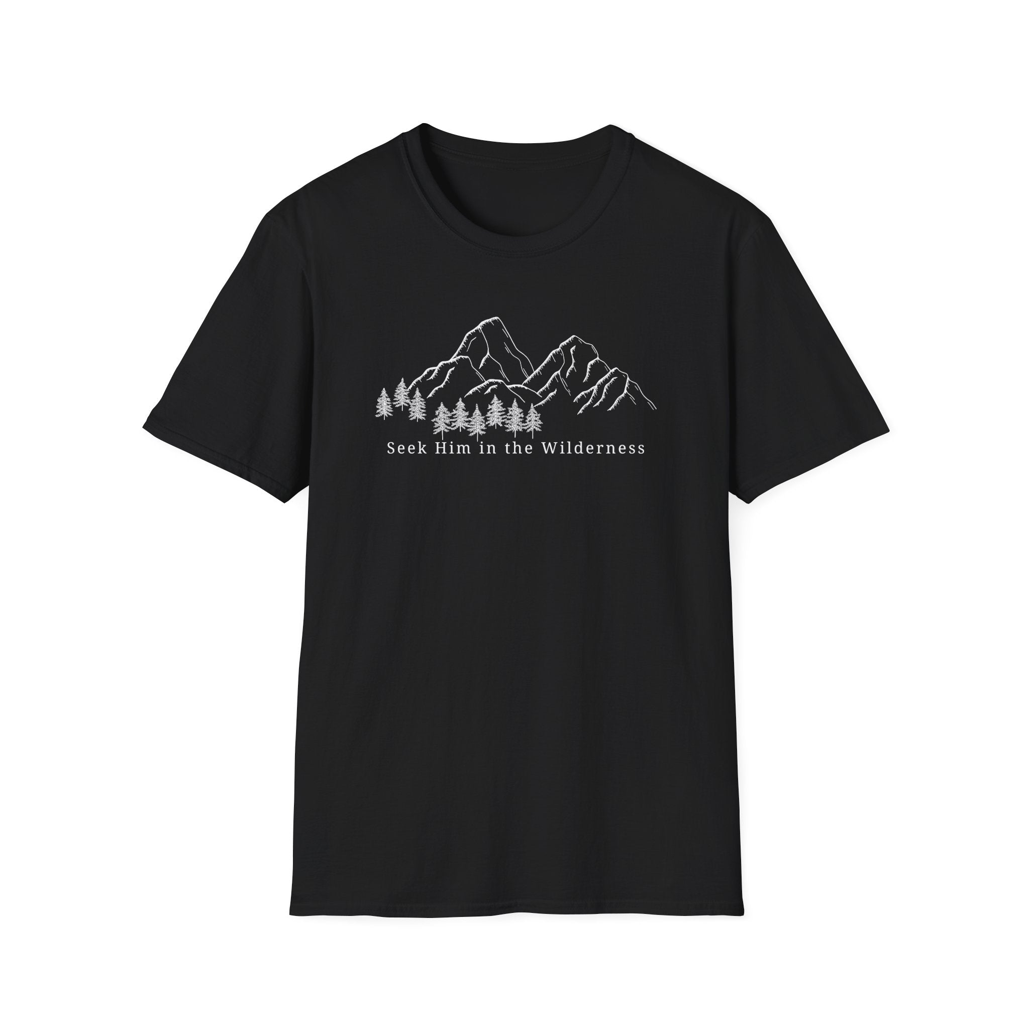 Seek Him In The Wilderness White T-Shirt