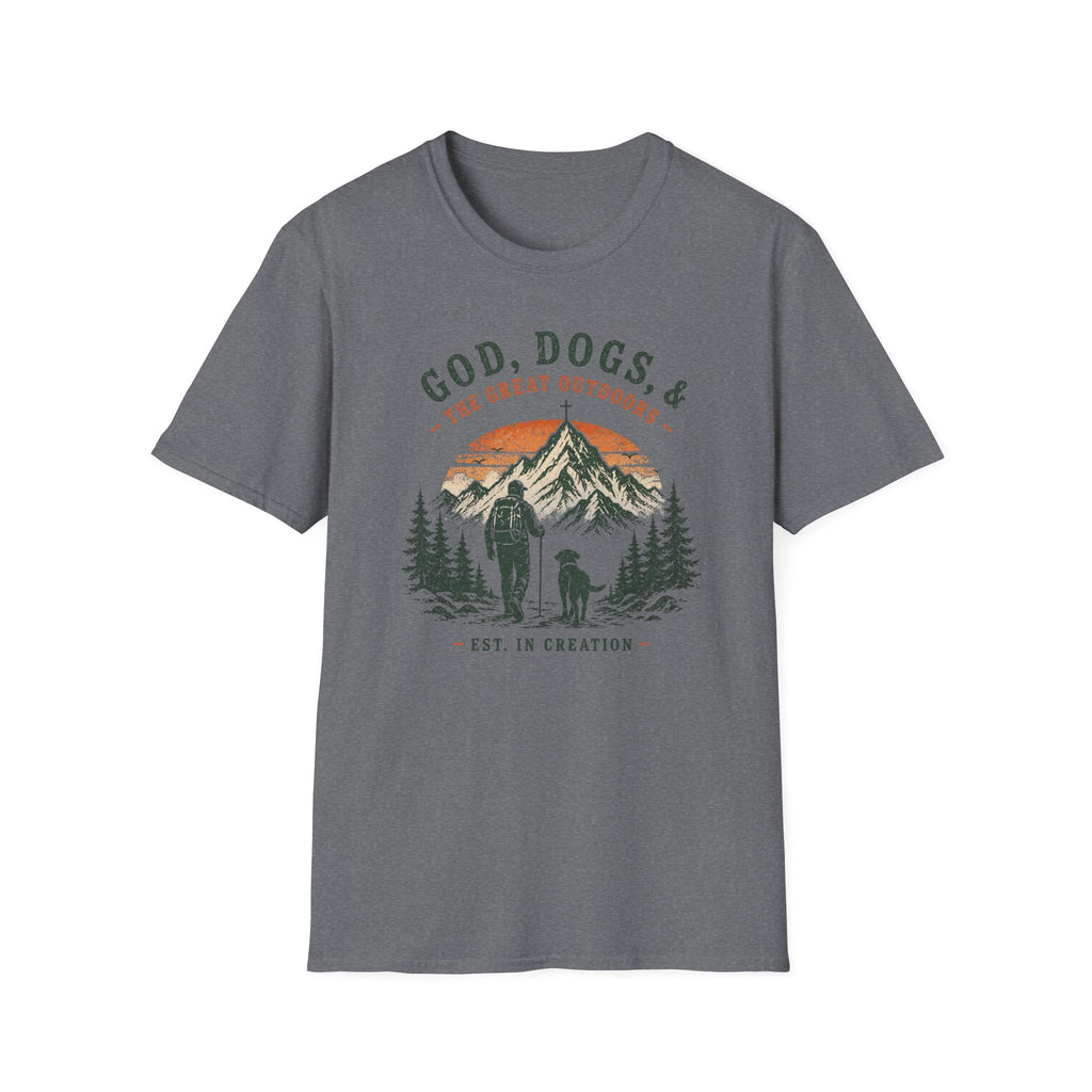 God Dogs and Great Outdoors No Borders T-Shirt