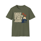Easily Distracted Dogs & Jesus T-Shirt
