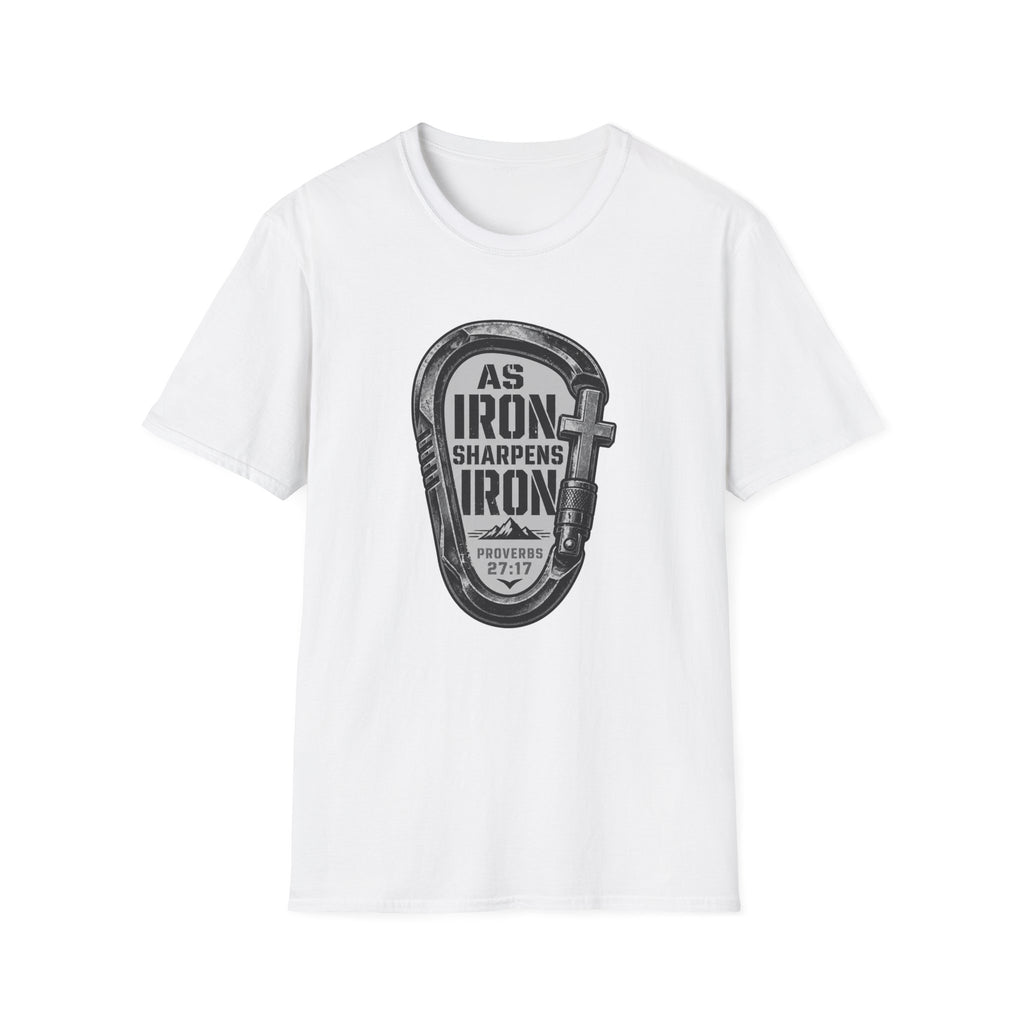As Iron Sharpens Iron Carabiner T-Shirt