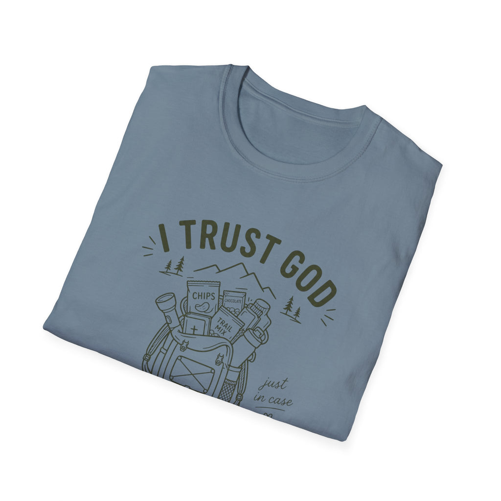 I Trust God But I Overpacked T-Shirt