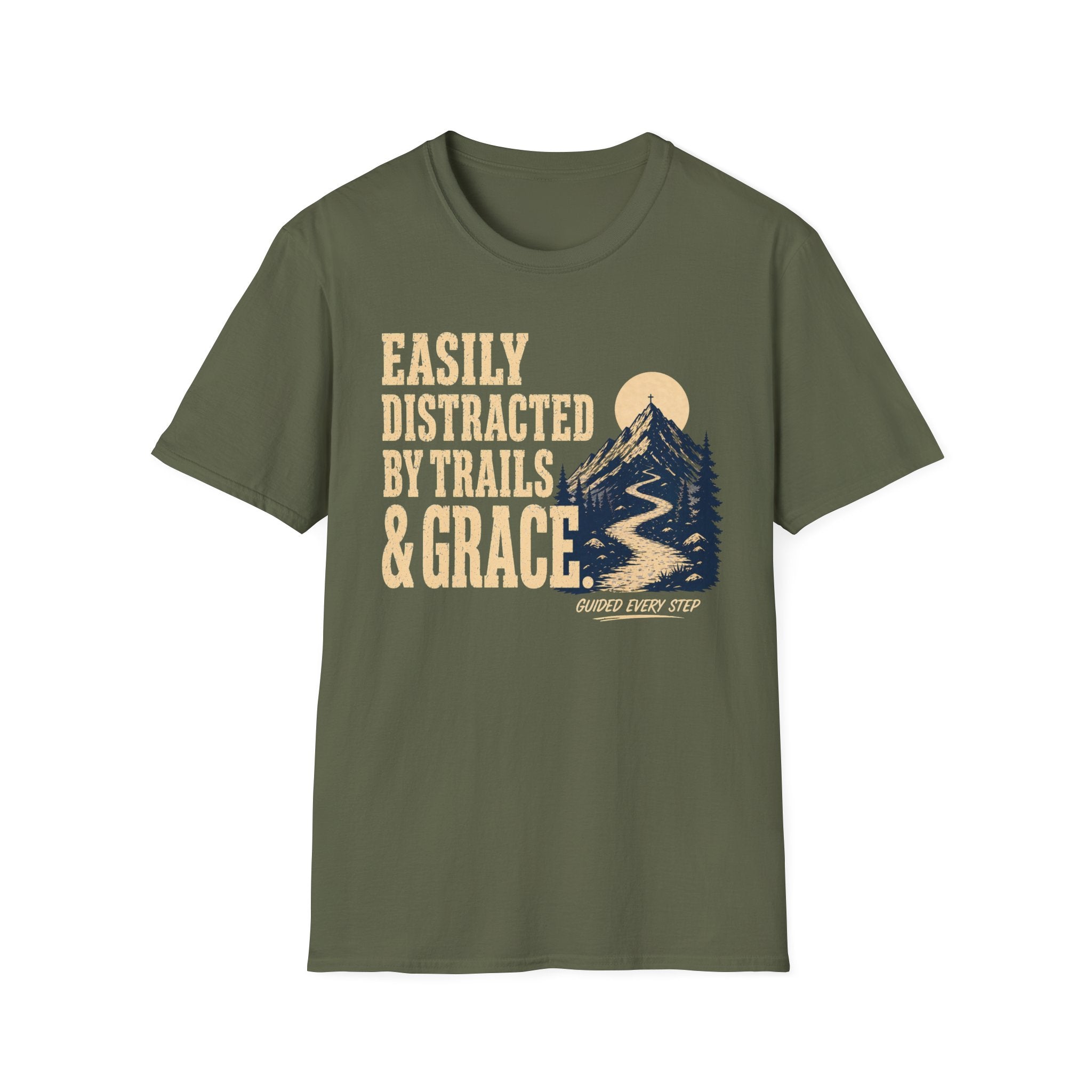 Easily Distracted Trails & Grace Minimal T-Shirt