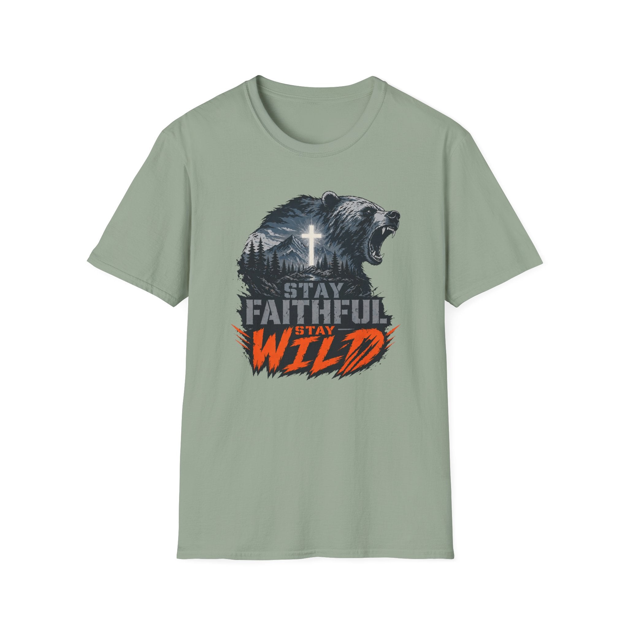 Stay Faithful Stay Wild Bear T-Shirt
