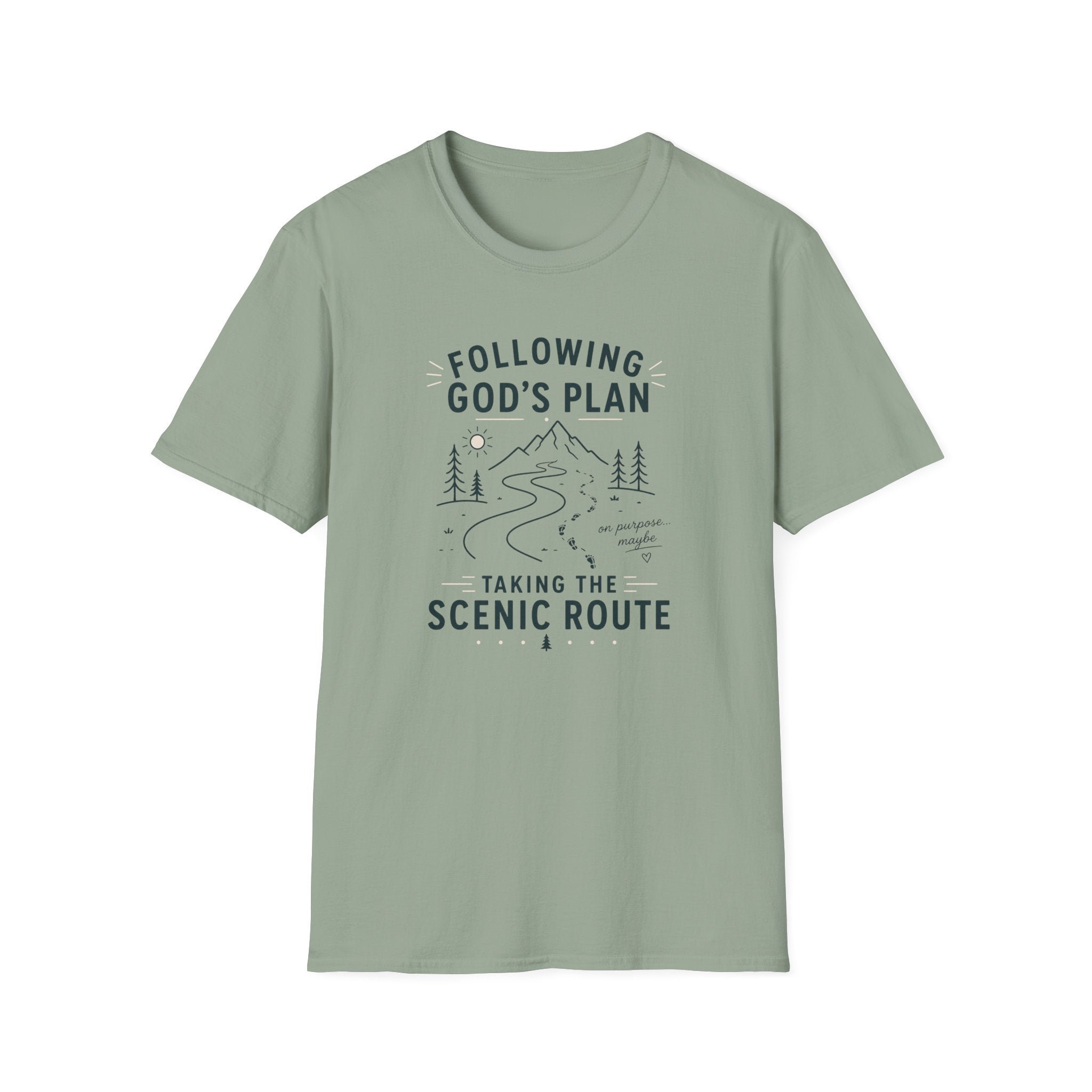 Following Gods Plan Scenic Route T-Shirt