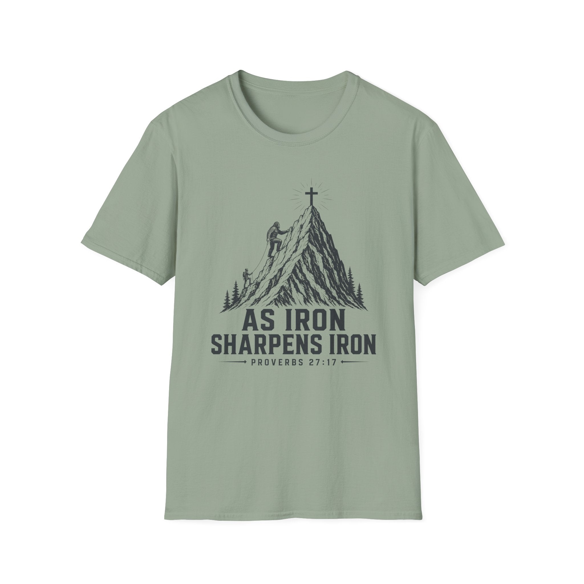 As Iron Sharpens Iron Bigfoot Mtn T-Shirt