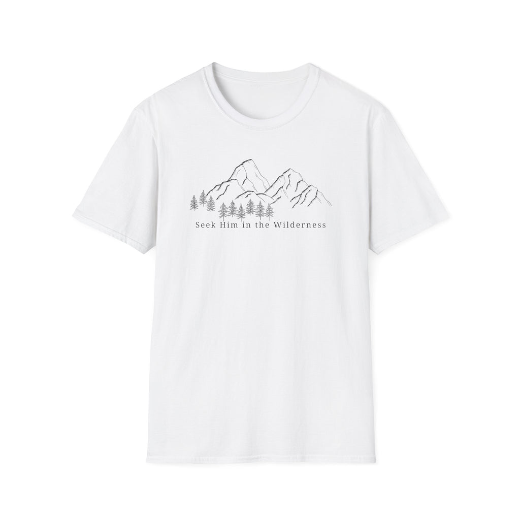 Seek Him In the Wilderness Black T-Shirt