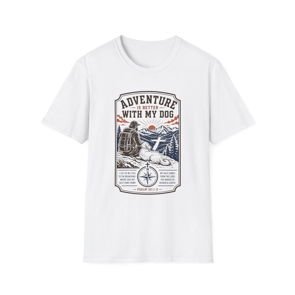 Adventure Is Better With My Dog Badge T-Shirt