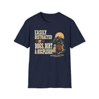 Easily Distracted Dogs Dirt Discipleship T-Shirt