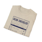 Gear Checklist Still Blessed T-Shirt