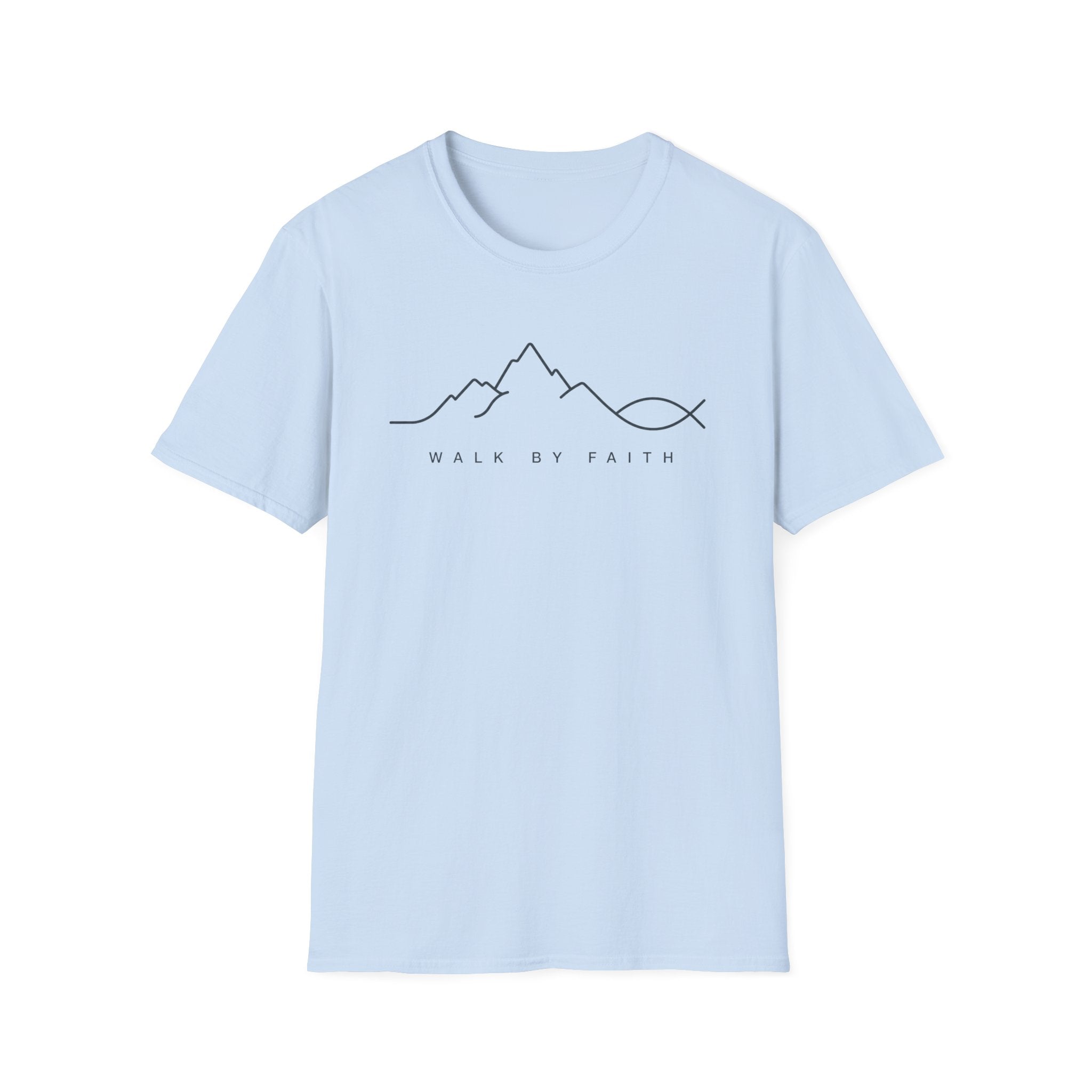 Walk By Faith Line Art T-shirt