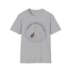 Adventure Is Better With My Dog Circle T-Shirt — Hiking Dog Lover Tee