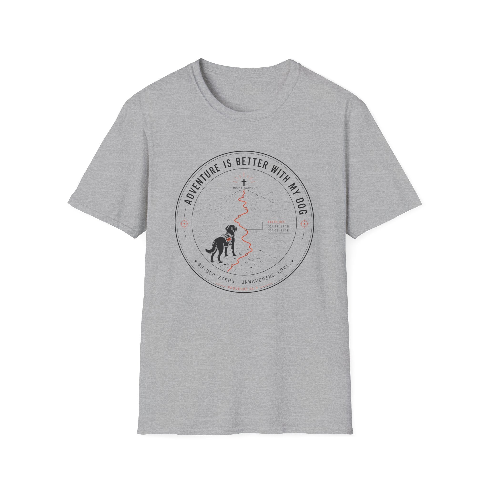 Adventure Is Better With My Dog Circle T-Shirt — Hiking Dog Lover Tee