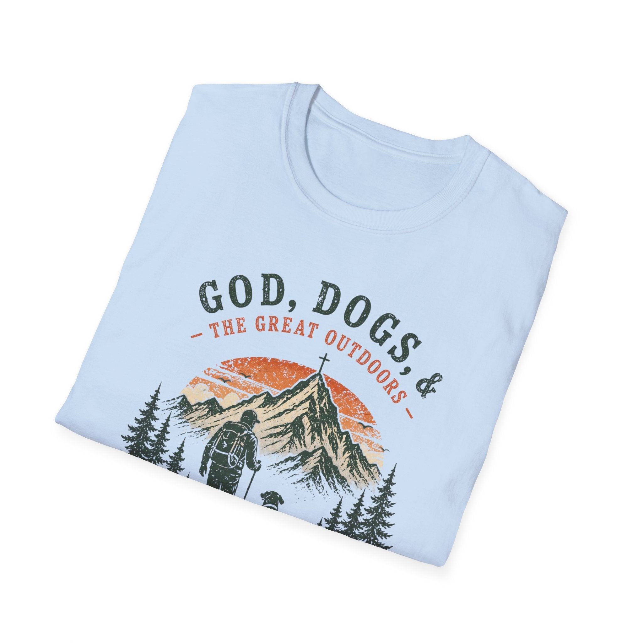 God Dogs and Great Outdoors No Borders T-Shirt