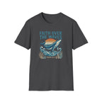 Whale Faith Over The Waves T-Shirt