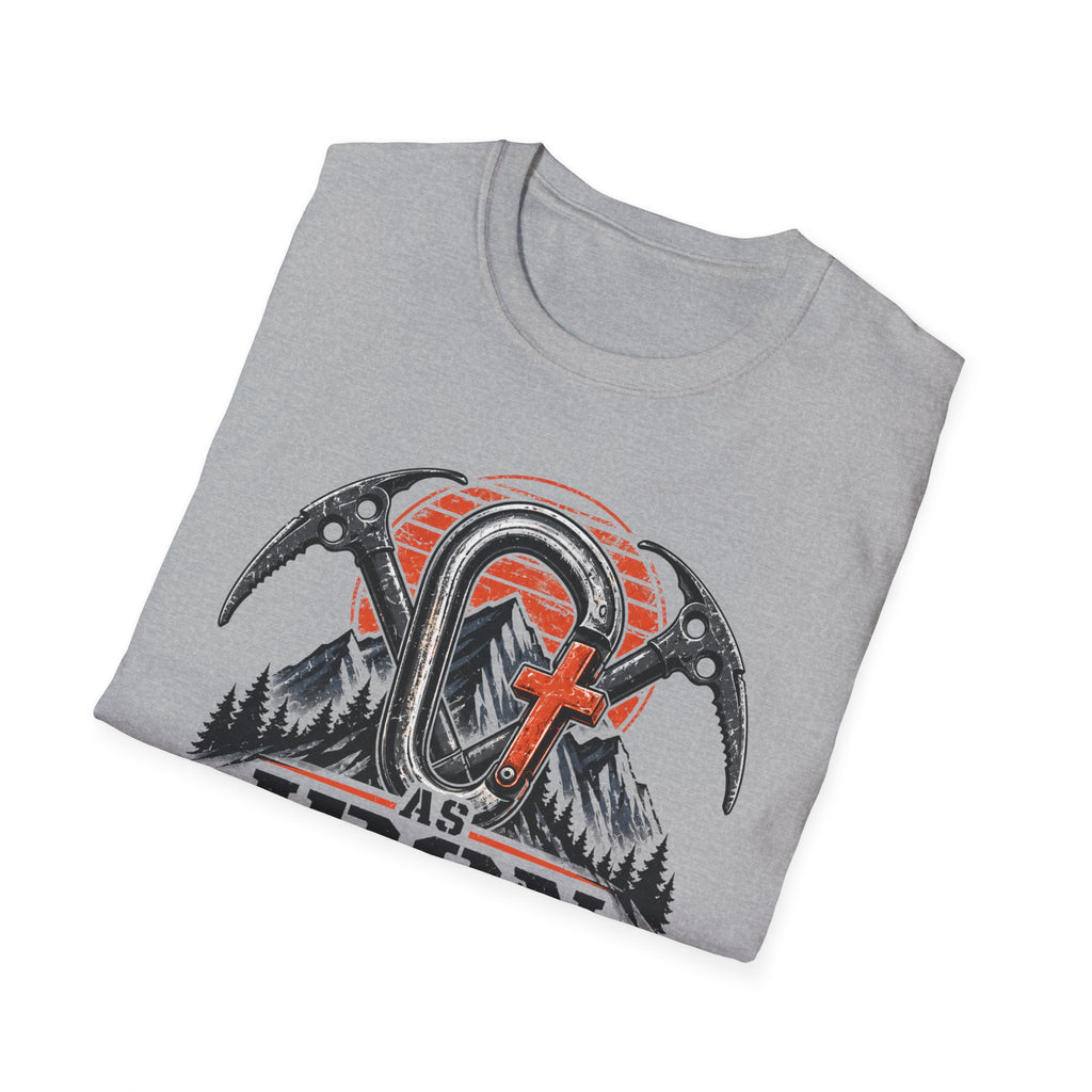 Iron Sharpens Iron Mountain Carabiner T-Shirt
