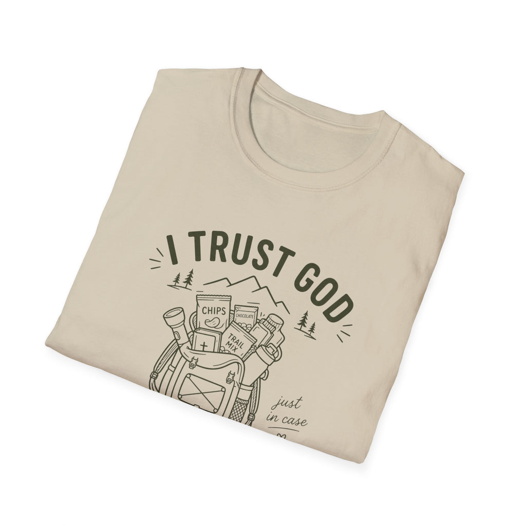 I Trust God But I Overpacked T-Shirt