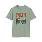 Faith Over Fear Rugged Mountain T-Shirt