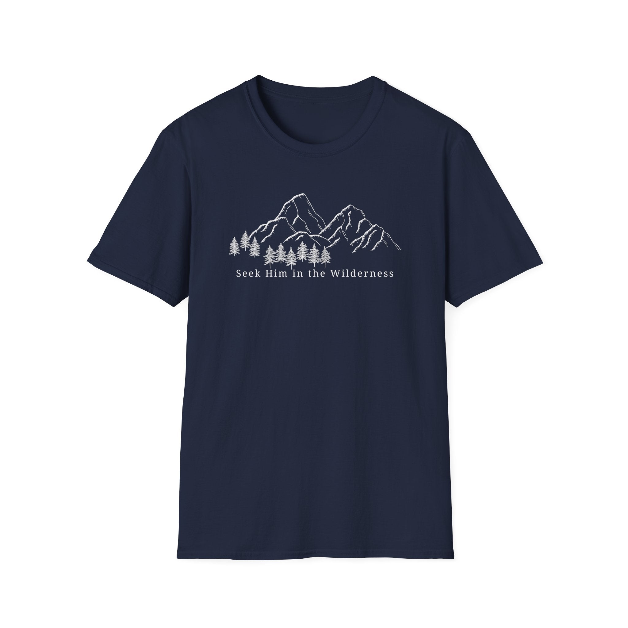 Seek Him In The Wilderness White T-Shirt