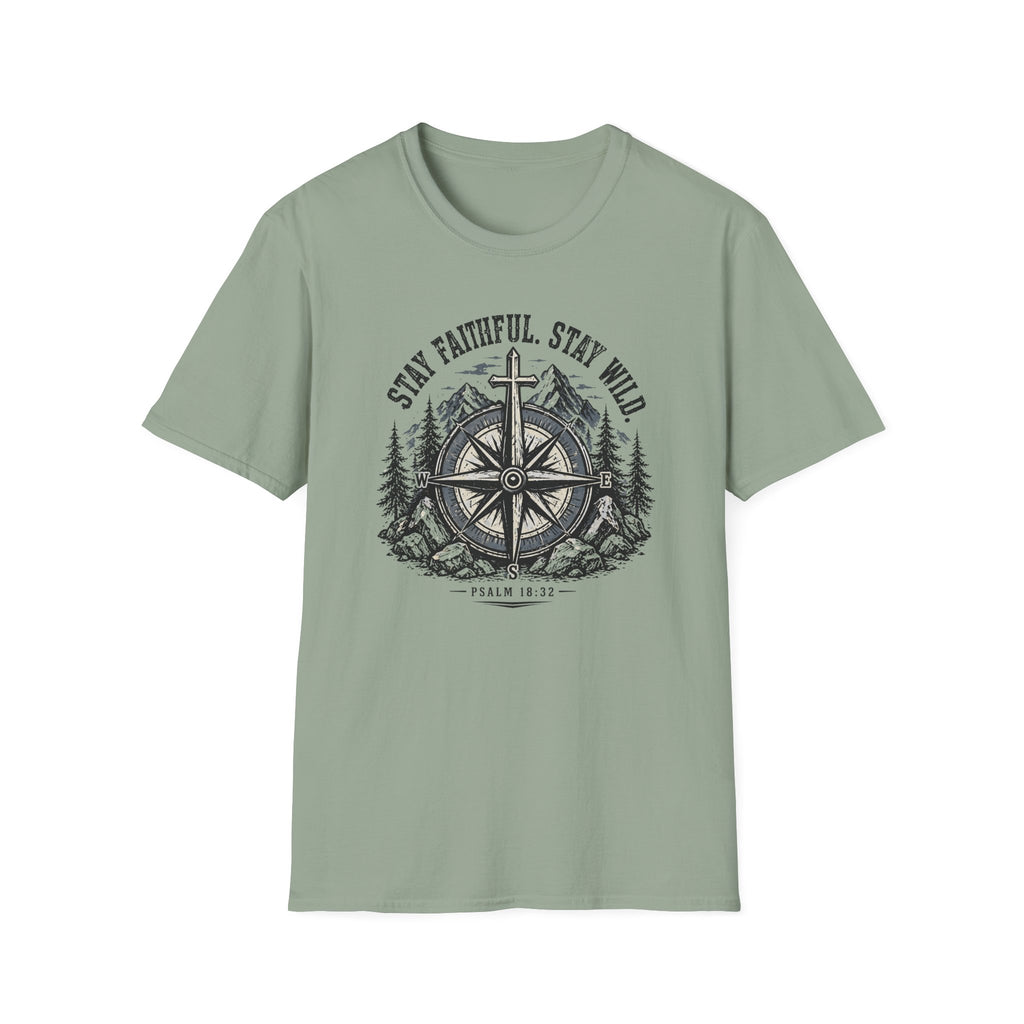 Stay Faithful Stay Wild Compass T-Shirt