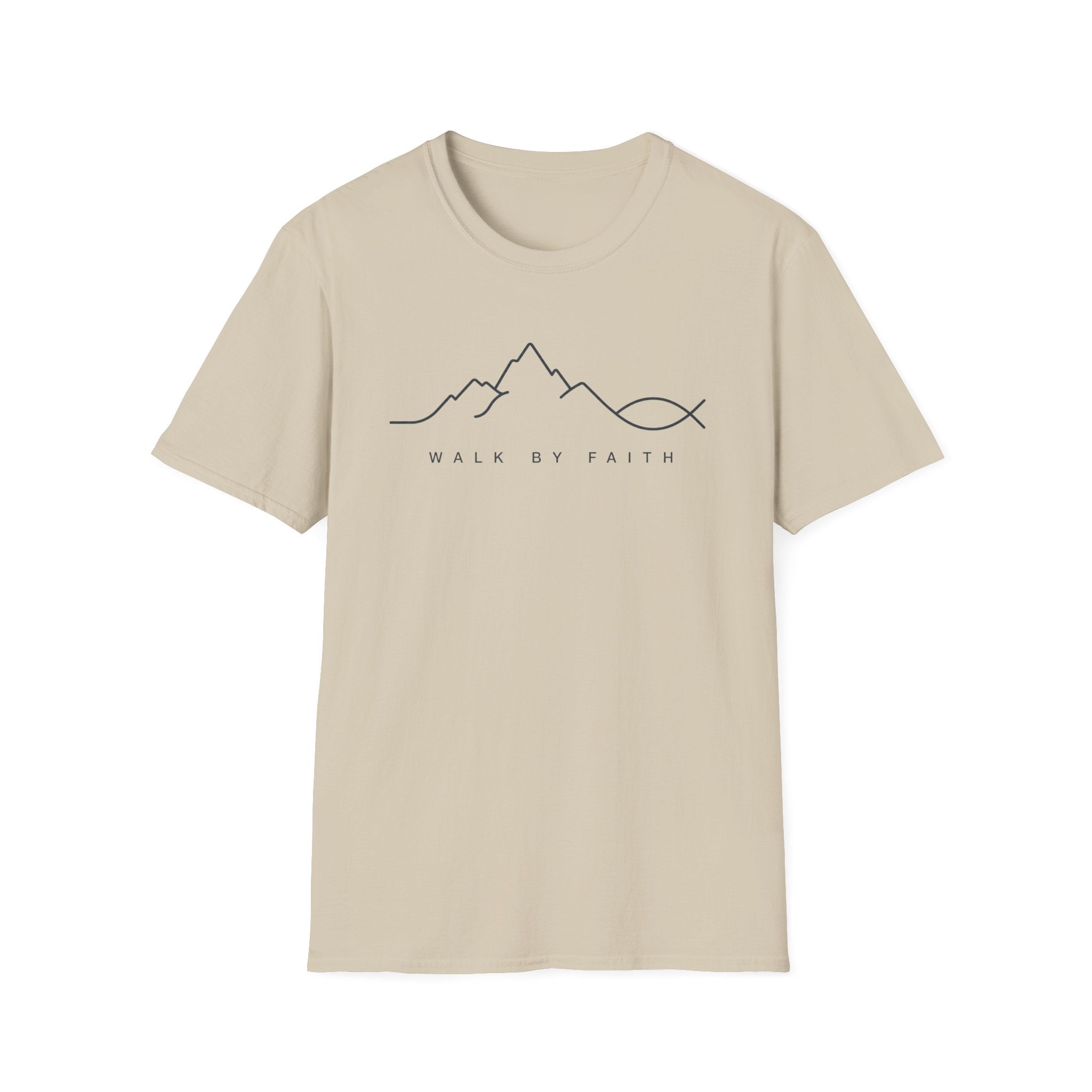 Walk By Faith Line Art T-shirt