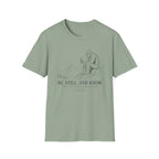 Bigfoot Be Still Holding Cross T-Shirt