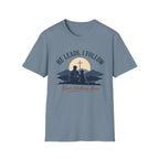 He Leads I Follow Dog with Man T-Shirt